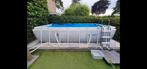 Compleet zwembad met zandfilter en warmtepomp, Tuin en Terras, 200 tot 300 cm, Zo goed als nieuw, Rechthoekig, Ophalen