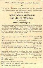 Hoefnagels Maria Amsterdam 1868-Sittard 1938, Ophalen of Verzenden