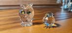 Swarovski licht beschadigde Uil en Kuiken zonder vleugels, Verzamelen, Swarovski, Ophalen of Verzenden, Gebruikt, Figuurtje