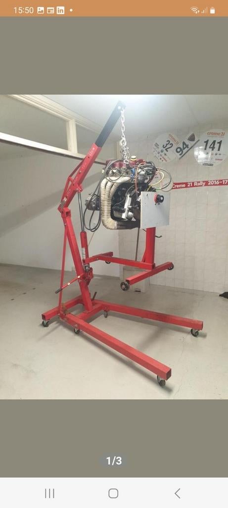 Werkplaats kraan garage motor takel, Auto diversen, Autogereedschap, Ophalen of Verzenden