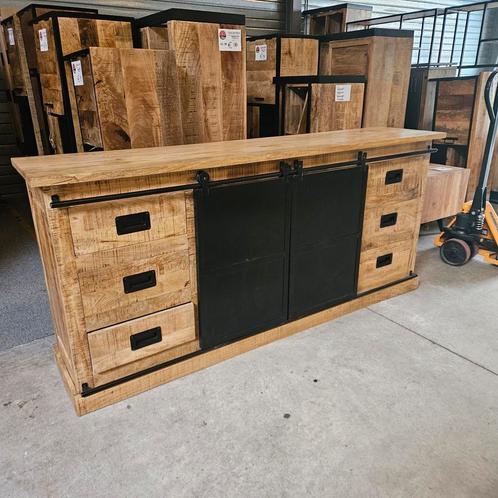 Dressoir Lotte, Huis en Inrichting, Kasten | Dressoirs, Zo goed als nieuw, 150 tot 200 cm, 25 tot 50 cm, Metaal, Ophalen of Verzenden