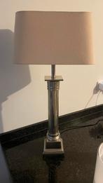 Prachtige lamp zilver met kap, Huis en Inrichting, Lampen | Tafellampen, 50 tot 75 cm, Klassiek, Ophalen of Verzenden, Zo goed als nieuw