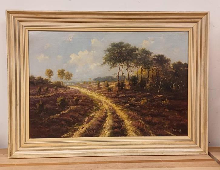 Schilderij C.G. Bruns - Berlijn, Antiek en Kunst, Kunst | Schilderijen | Klassiek, Ophalen of Verzenden