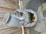 Waterornament met verlichting en pomp, Tuin en Terras, Ophalen of Verzenden, Zo goed als nieuw, Beton, Waterornament