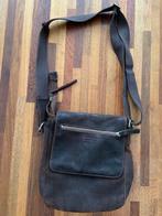 schoudertas, Ophalen, Bruin, Leer