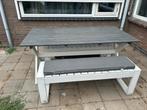 Picknick tafel, Tuin en Terras, Tuinbanken, Ophalen, Gebruikt, Hout
