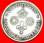 * GREAT BRITAIN (1950-1951): MAURITIUS 1/4 RUPEE 1951!, Postzegels en Munten, Munten | Afrika, Losse munt, Overige landen, Verzenden