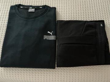 Puma joggingpak sweater en broek maat XXL zwart nieuw beschikbaar voor biedingen
