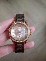 Fossil dames horloge rose goud, Ophalen of Verzenden, Zo goed als nieuw, Staal, Fossil