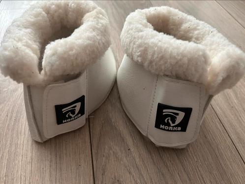 Horka springschoenen wit bont maat L, Dieren en Toebehoren, Paarden en Pony's | Beschermers, Nieuw, Ophalen of Verzenden