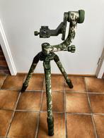 Sirui CT3204 Explorer Tripod + CH20 Camouflage, Ophalen of Verzenden, Zo goed als nieuw, Minder dan 150 cm, Driepoot