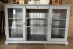 LIATORP BUFFET 145 X 87 CM. GRIJS, Ophalen, 100 tot 150 cm, Glas, Zo goed als nieuw