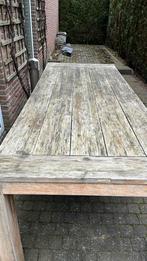 Tuintafel (gratis - voor eventueel brandhout), Gebruikt, Rechthoekig, Ophalen of Verzenden, Hout