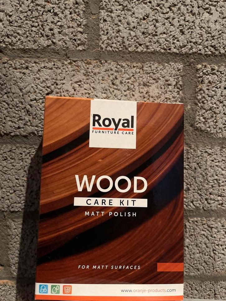 Houtverzorgingskit - Matte Polish, Doe-het-zelf en Verbouw, Verf, Beits en Lak, Nieuw, Minder dan 5 liter, Overige kleuren, Ophalen of Verzenden