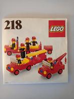Nr 218, Lego Brandweer zeer vroeg model Compleet. Zeldzaam, Ophalen of Verzenden, Gebruikt, Complete set, Lego