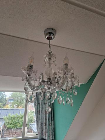 Kunststof Kroonluchter - 5 Lampen beschikbaar voor biedingen