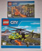 LEGO City 60123 Vulkaan Bevoorradingshelikopter, Ophalen of Verzenden, Zo goed als nieuw
