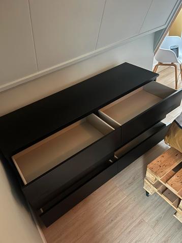 ZWARTE IKEA MALM LADEKAST Z.G.A.N. - afbeelding 3