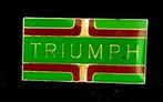 Triumph pin- groen-bruin, Verzenden, Nieuw, Transport, Speldje of Pin