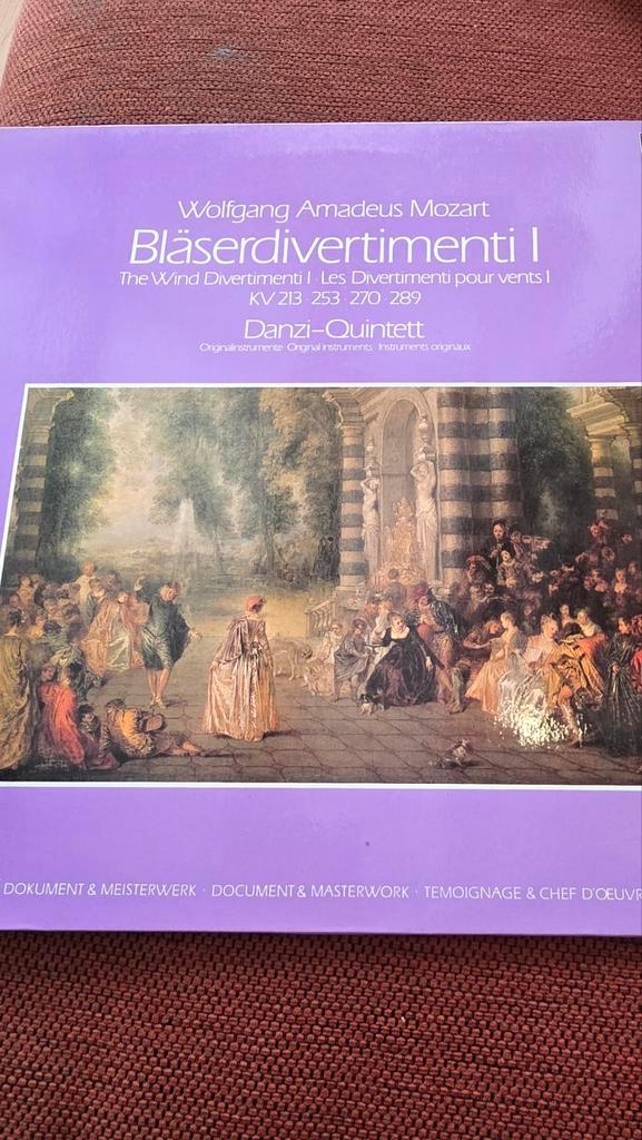 Mozart Bläserdivertimenti I - Danzi Quintett, Muziek en Instrumenten, Orkestbanden, Zo goed als nieuw, Cd, Ophalen of Verzenden