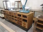 vintage balie ladekast toonbank 247 cm, Ophalen