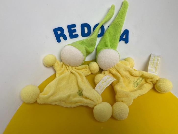 2490 tiamo de kandeel popje pop spookje geel groen, Kinderen en Baby's, Speelgoed | Knuffels en Pluche, Nieuw, Overige typen, Ophalen of Verzenden