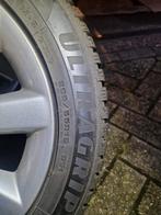 4x 16 inch velgen met winterbanden Goodyear 205/55R16, Gebruikt, 16 inch, Banden en Velgen, Personenwagen