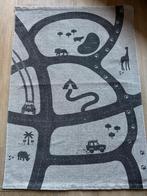 Kleed met dieren 90x130 cm grijs, Ophalen of Verzenden, Gebruikt