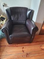 Luxe Lederen fauteuil Merk Bench, Huis en Inrichting, Fauteuils, Ophalen of Verzenden, 75 tot 100 cm
