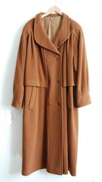 Mooie HMC wollen bruine lange jas maat 44, Kleding | Dames, Ophalen of Verzenden, Maat 42/44 (L), Bruin