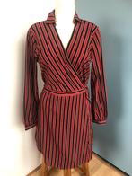 White no man’s label zwart rood gestreept jurkje, Kleding | Dames, Maat 38/40 (M), Ophalen of Verzenden, Zo goed als nieuw, Knielengte