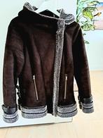 Stoer, heerlijk warm Biker jack - donkerbruin, Kleding | Dames, Jassen | Winter, Maat 38/40 (M), Bruin, Soho, Ophalen of Verzenden