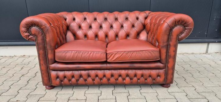 Chesterfield 2 zits, Antiek en Kunst, Antiek | Meubels | Stoelen en Banken, Ophalen