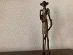 Bronzen Kunstwerk - Stamfiguren, Ophalen of Verzenden