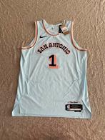 Nike NBA Basketball Authentic Official Spurs Wembanyama, Maat 52/54 (L), Nike, Nieuw, Algemeen