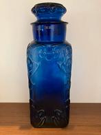 Grote antieke snoepjespot kobaltblauw, Ophalen