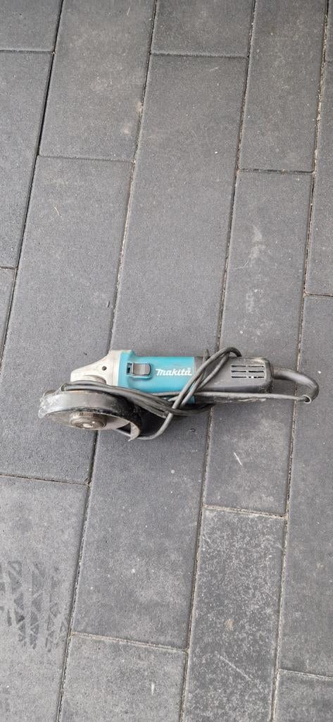 Makita Kleine Haakse Slijptol 125mm, Ophalen of Verzenden, Gebruikt, Minder dan 600 watt, Overige typen