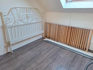 IKEA LEIRVIK bedframe (metaal) incl. lattenbodem - afbeelding 1