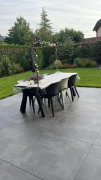 Woood Tablo Eettafel met 6 Stoelen, Huis en Inrichting, Tafels | Eettafels, Ophalen, 200 cm of meer, 50 tot 100 cm, Zo goed als nieuw