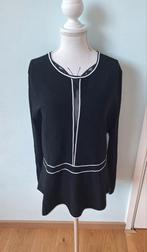 Prachtig zwart Marc Cain blouse maat 42, Marc Cain, Zwart, Maat 42/44 (L), Nieuw