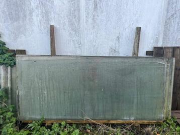 Kassenglas / Tuindersglas 165*73 cm 4mm dik beschikbaar voor biedingen