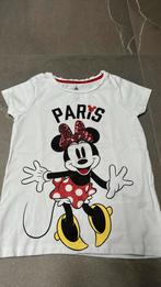 DUSNEY | Schattig shirtje Disneyland Parijs Minnie | 128, Meisje, Ophalen of Verzenden, Disney, Zo goed als nieuw