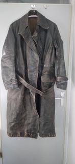 Vintage, solex / brommer jas echt leer, Ophalen of Verzenden, Tweedehands, Heren, Jas | leer