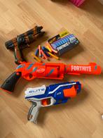 Nerf Pistolen Set met Fortnite Pijltjes, Ophalen of Verzenden, Gebruikt, Jongen of Meisje