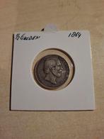 Zilveren 1/2 Gulden 1864 - Willem III, Zilver, Overige landen, Ophalen of Verzenden, 50 cent