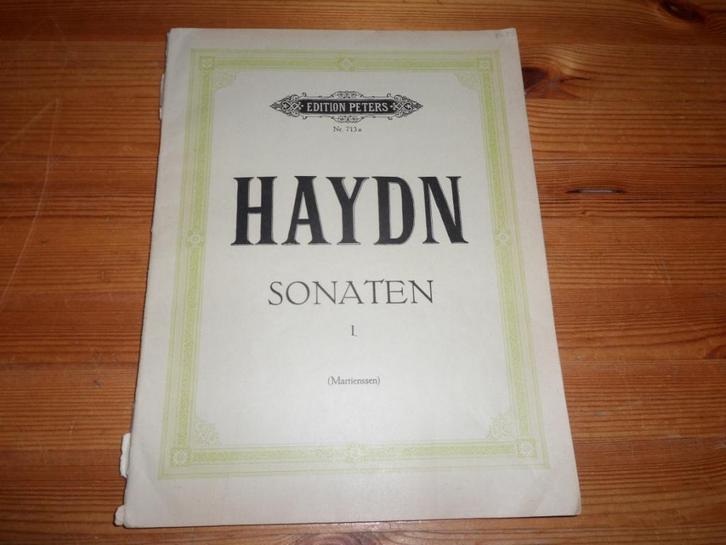 Haydn - sonaten, Muziek en Instrumenten, Bladmuziek, Gebruikt, Artiest of Componist, Klassiek, Piano, Viool of Altviool, Ophalen of Verzenden