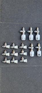 Herz thermostaatkranen en radiatorkranen, Doe-het-zelf en Verbouw, Verwarming en Radiatoren, Ophalen of Verzenden, Zo goed als nieuw