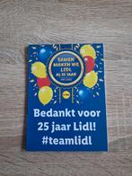 Efteling plattegrond lidl 25 jaar, Ophalen of Verzenden, Nieuw, Button of Speldje