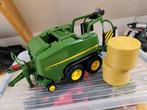 Bruder John Deere balenpers en wikkelaar, Kinderen en Baby's, Speelgoed | Speelgoedvoertuigen, Ophalen, Zo goed als nieuw