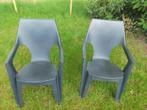 2 Tuinstoelen, Ophalen, Gebruikt, Kunststof